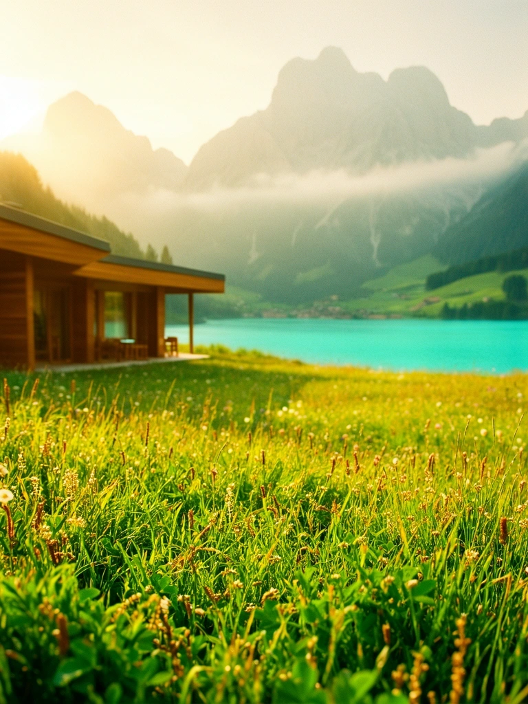 The Slovenian Alpine landscape providing geographic context